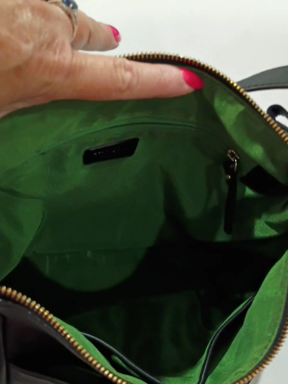 Kate Spade Black Soft Pebbled Leather Shoulder Bag with Matching Wallet